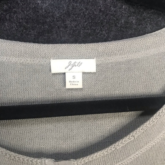 J.Jill 100% Cotton Shell Button Front Short Knit Green Cardigan Size Small Light - Picture 2 of 8